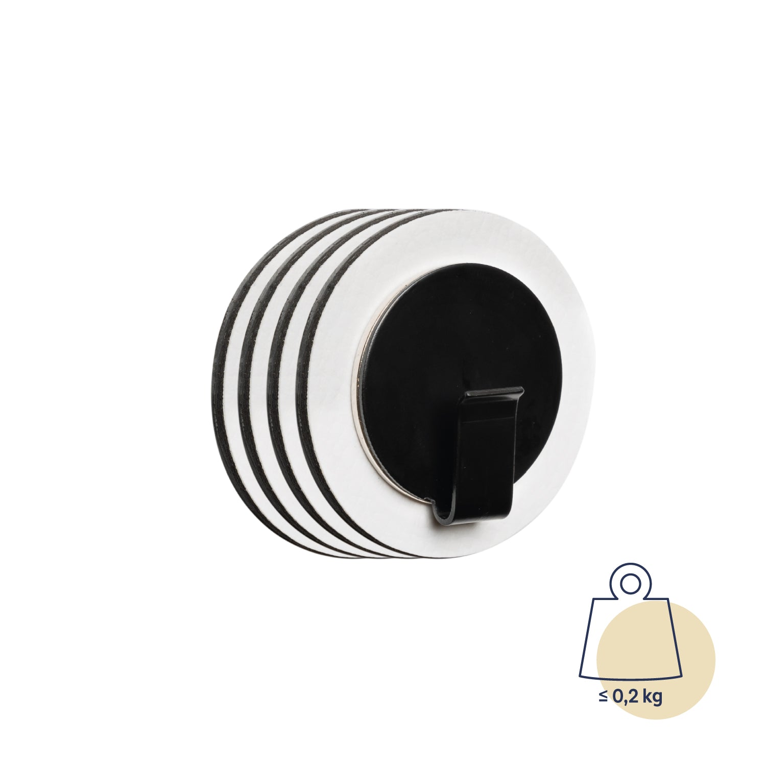 Freisteller Magnet-Haken Clever inklusive Pads, hält jeweils bis zu 0,2kg