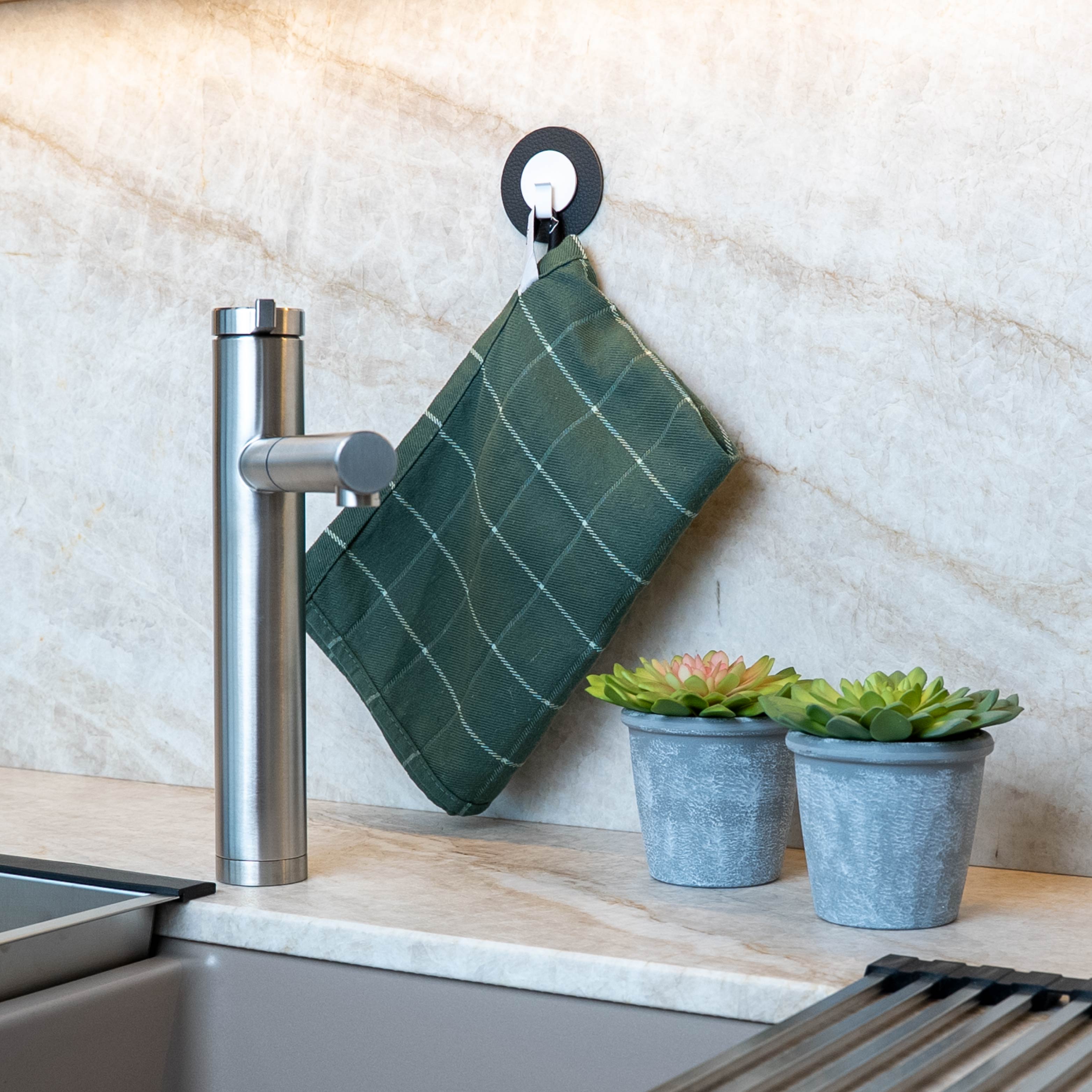 Magnet-Haken CLEVER WHITE inkl. Pad BLACK