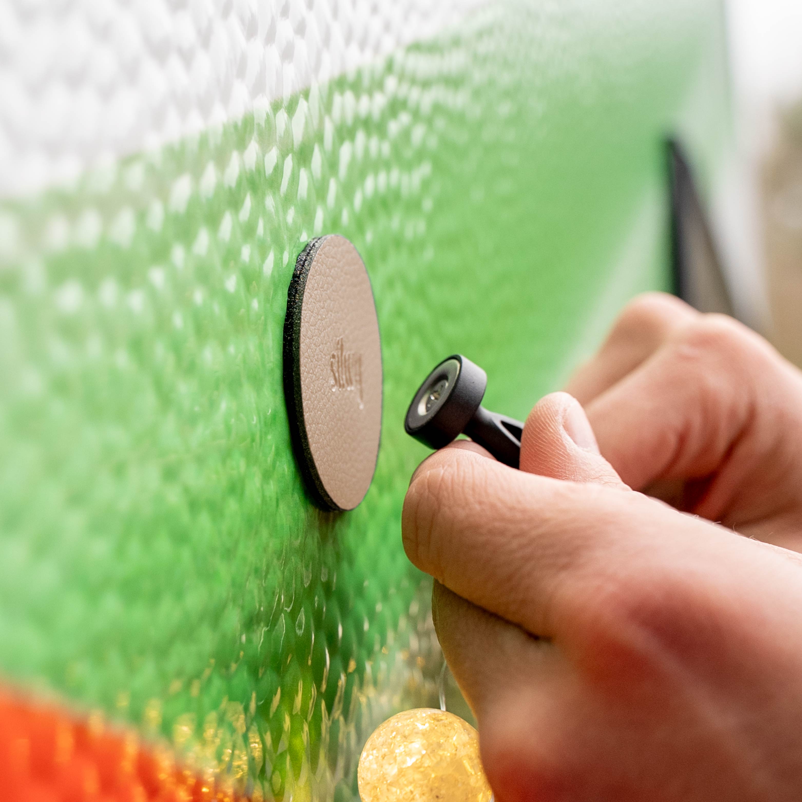 Magnet-Pins FLEX inkl. Pads BEIGE