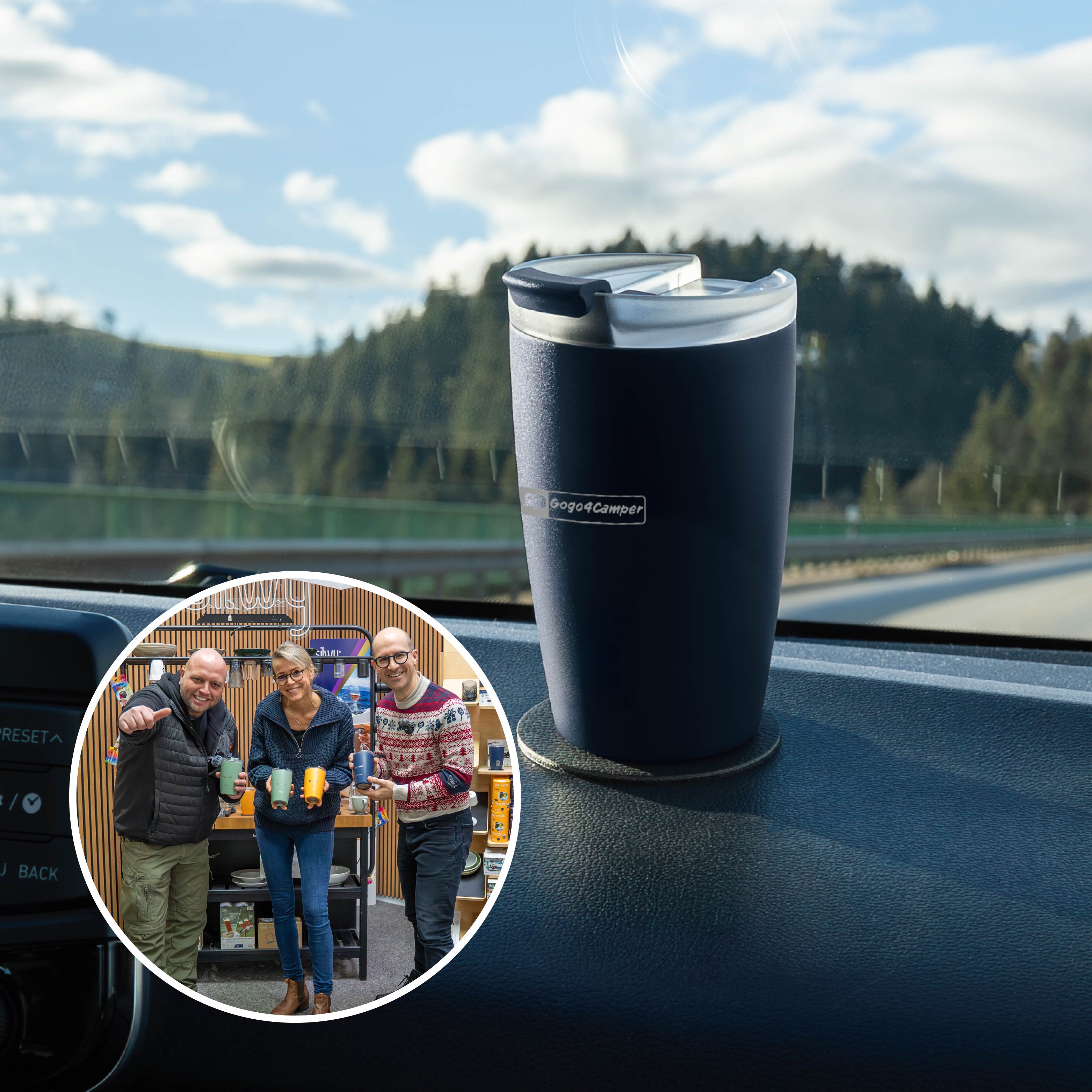 Magnet-Thermobecher MIDNIGHT GOGO4CAMPER