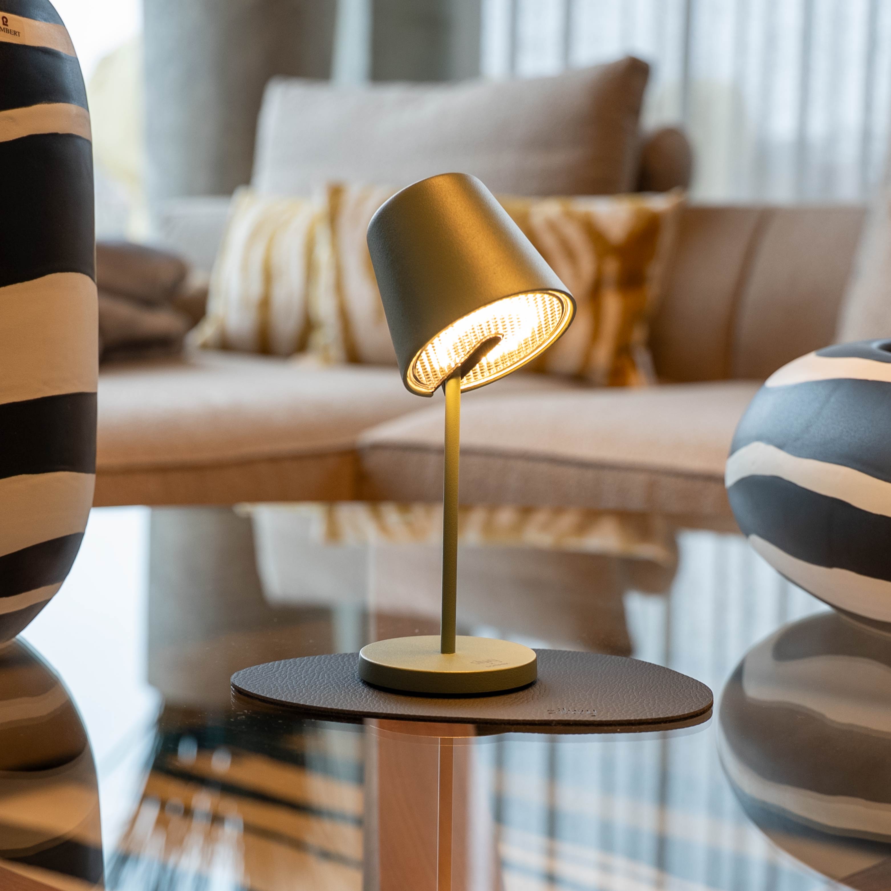 Magnet-Leuchte PORTOFINO OLIVE inkl. Platzset und Pad