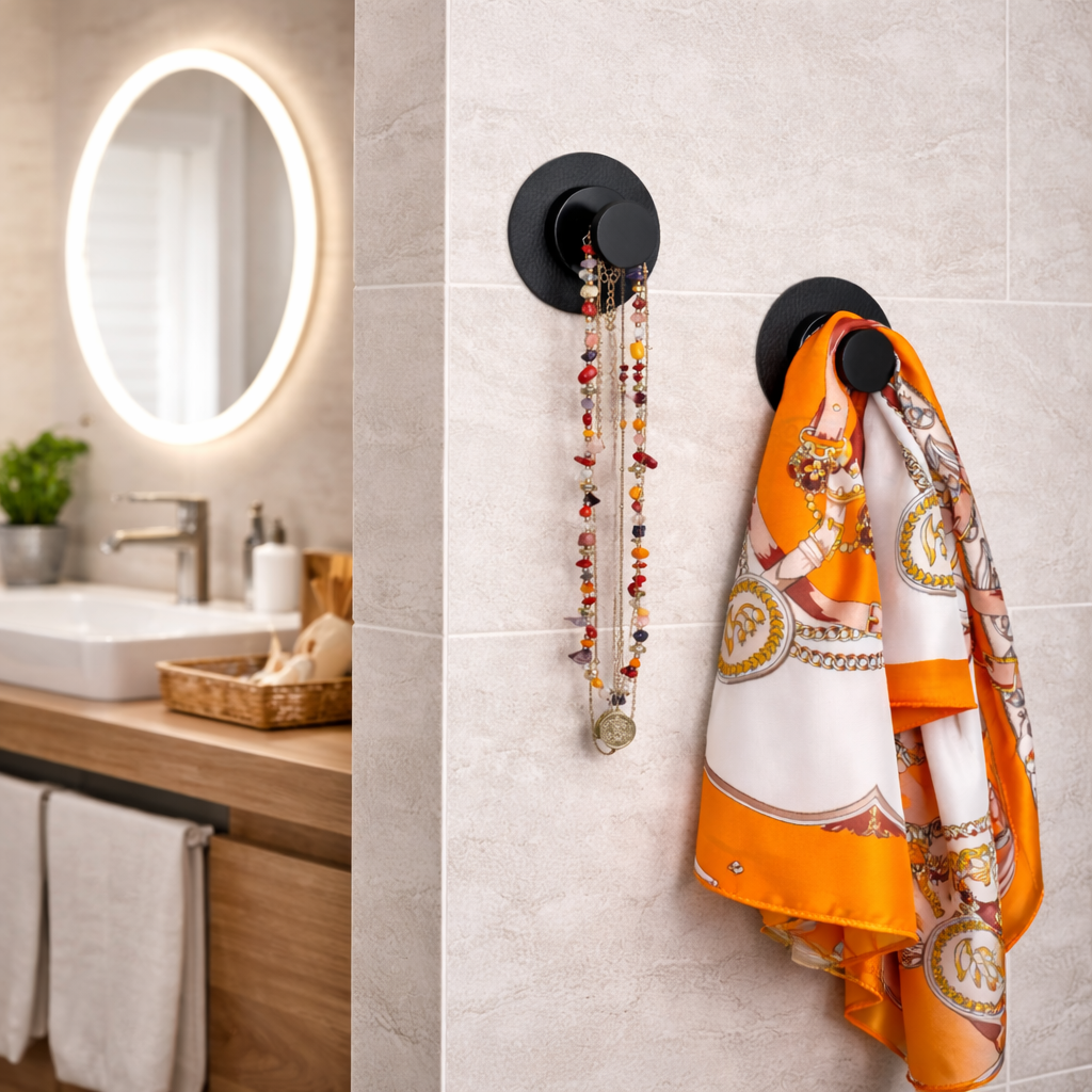 Magnet-Haken SPOT inkl. 3M-Pad BLACK