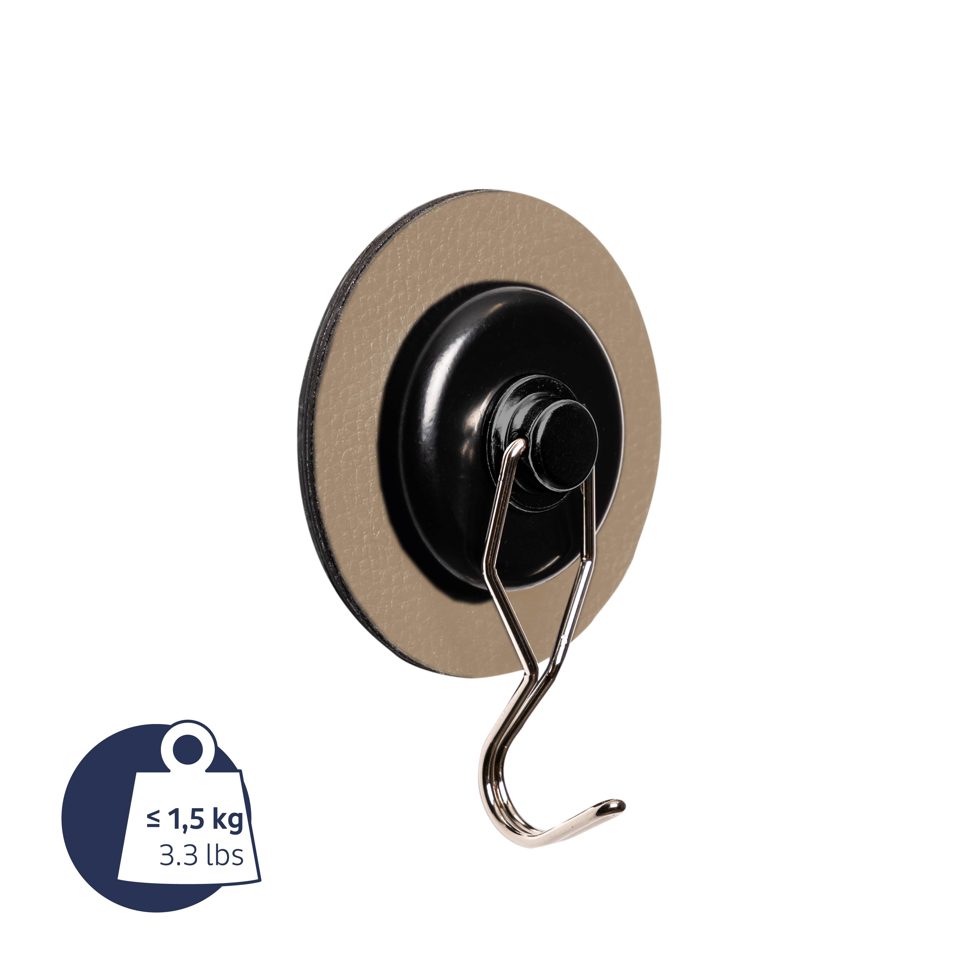 Magnet-Haken THE ONE inkl. Pad BEIGE