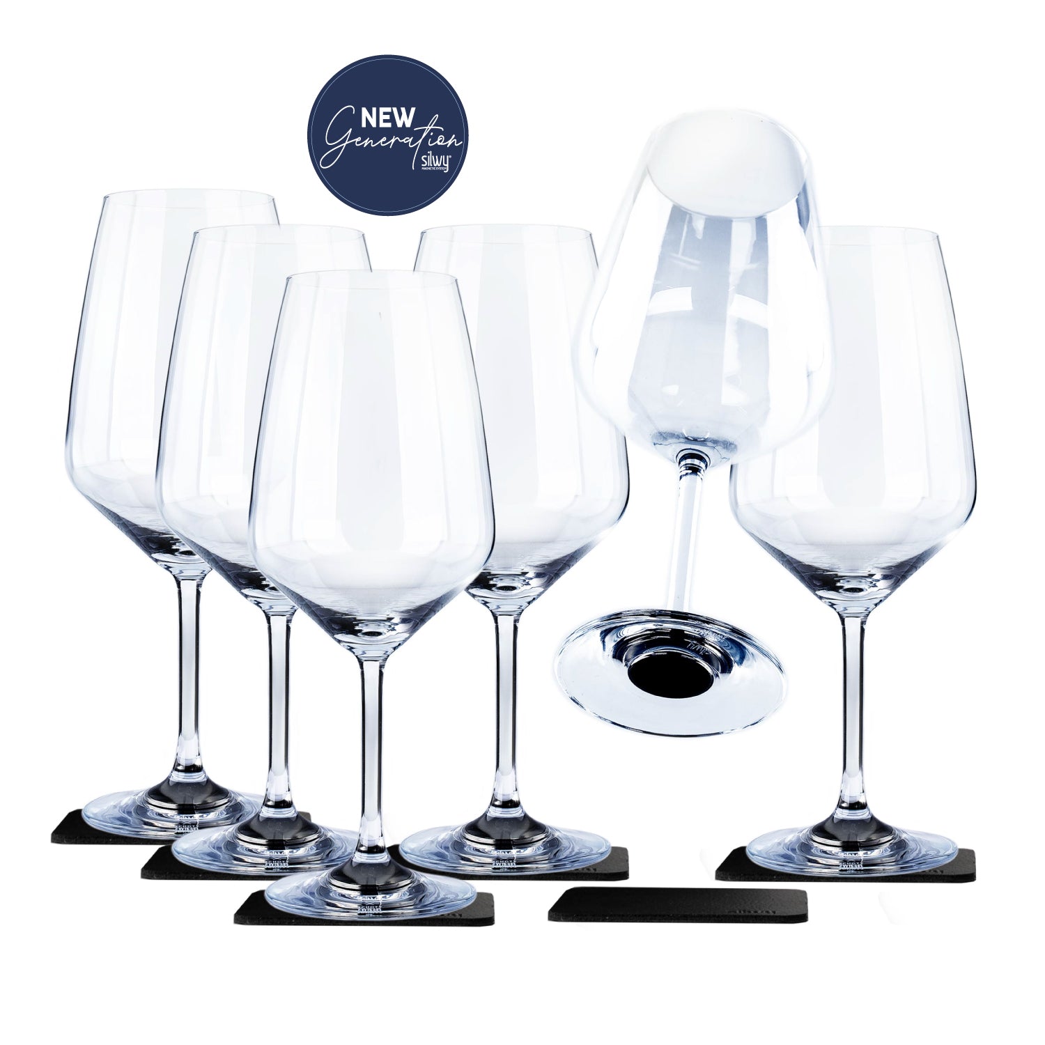 Magnet-Kristallgläser WEIN